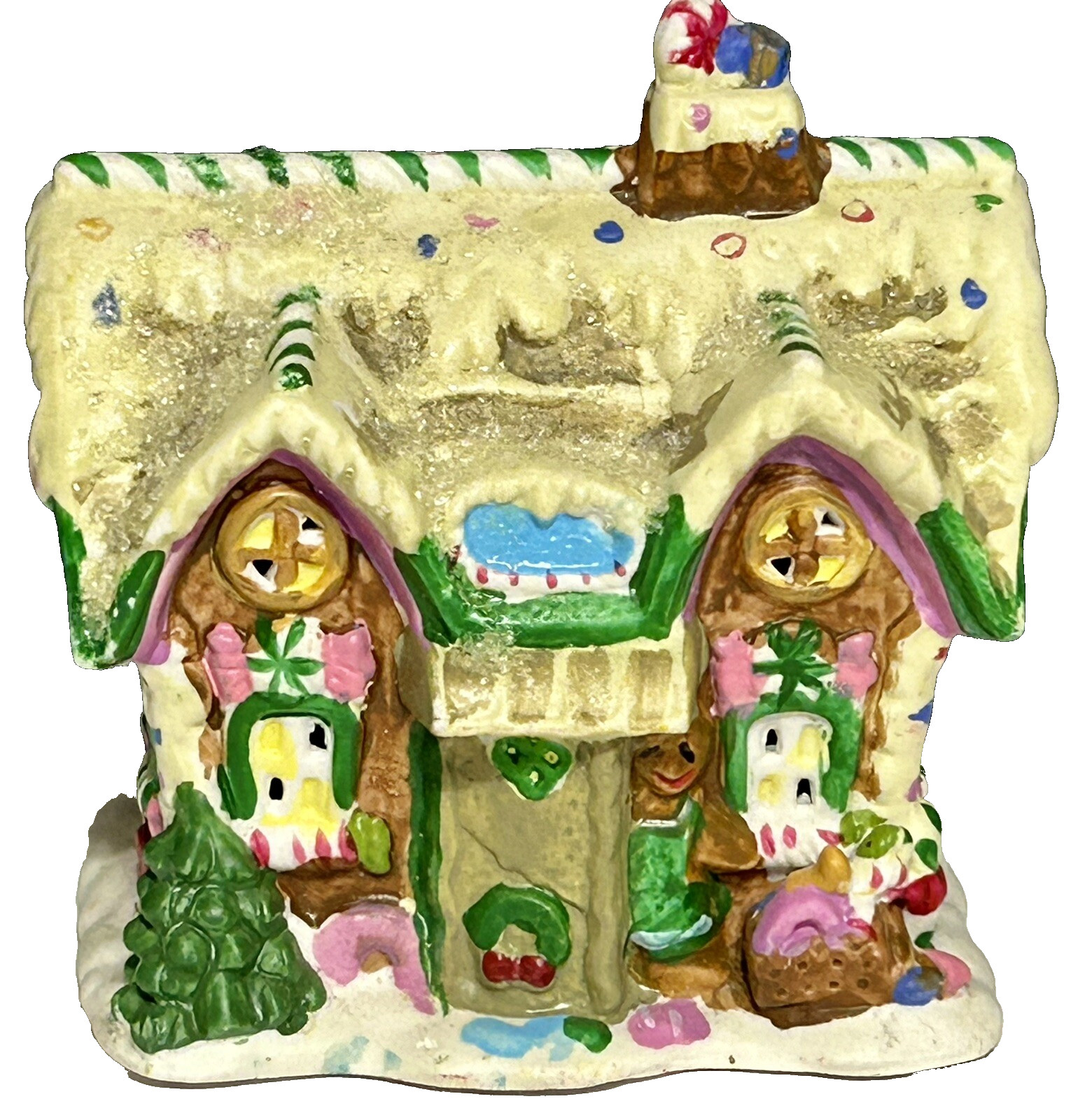 Vintage Greenbrier Gingerfrost Lane Ceramic Christmas Village House 2005