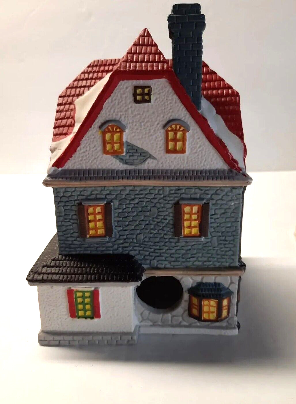 Lemax Hearthside Village Collectible Porcelain Lighted House Ox Bow Inn 1993