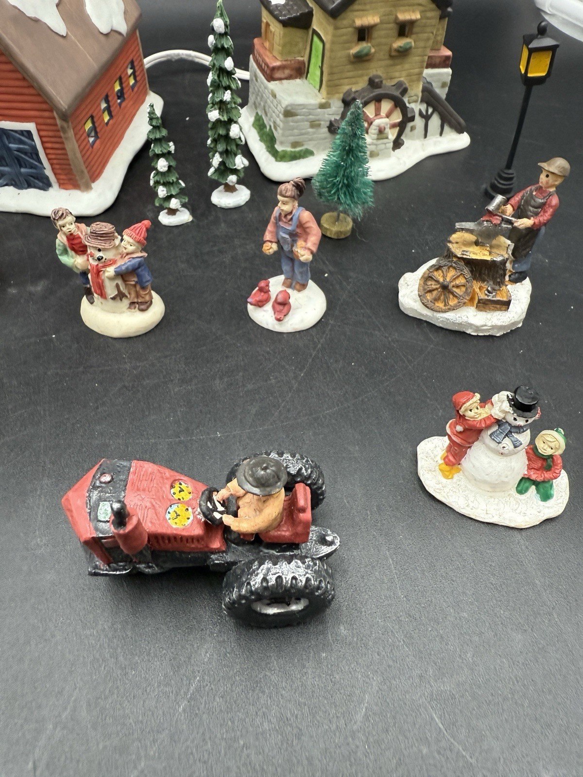 Vintage -Share The Joy -Farm Scene from Caldor Light up Church Barn Farmhouse +