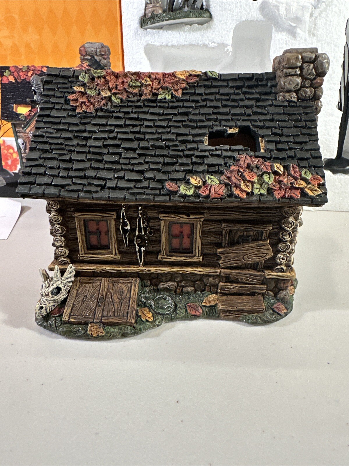 Dept. 56 Halloween 2020 Haunted Huntsman House Boxed Set of 4pcs. Silver Series
