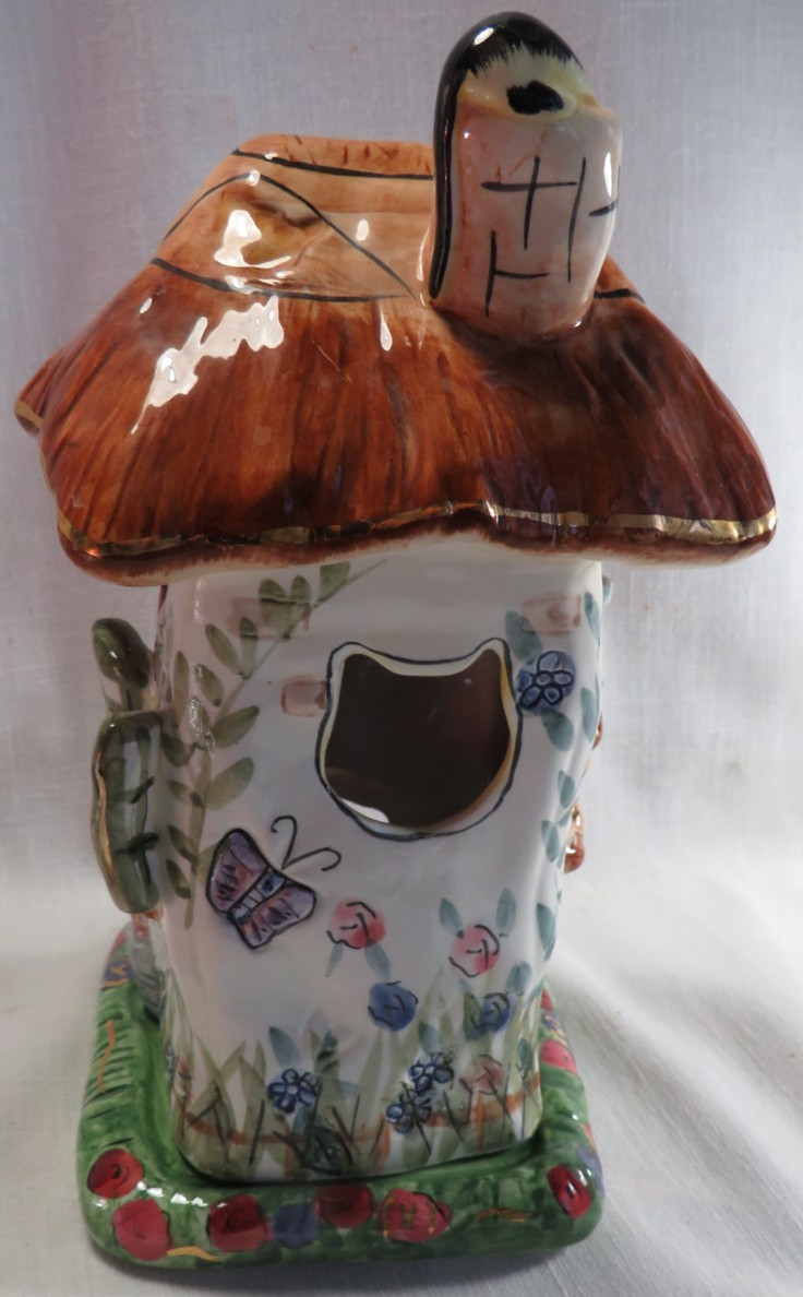 Cats Tealight Holder Cats In PJ’s Inn Ceramic 2001 ( Blue sky) Popular
