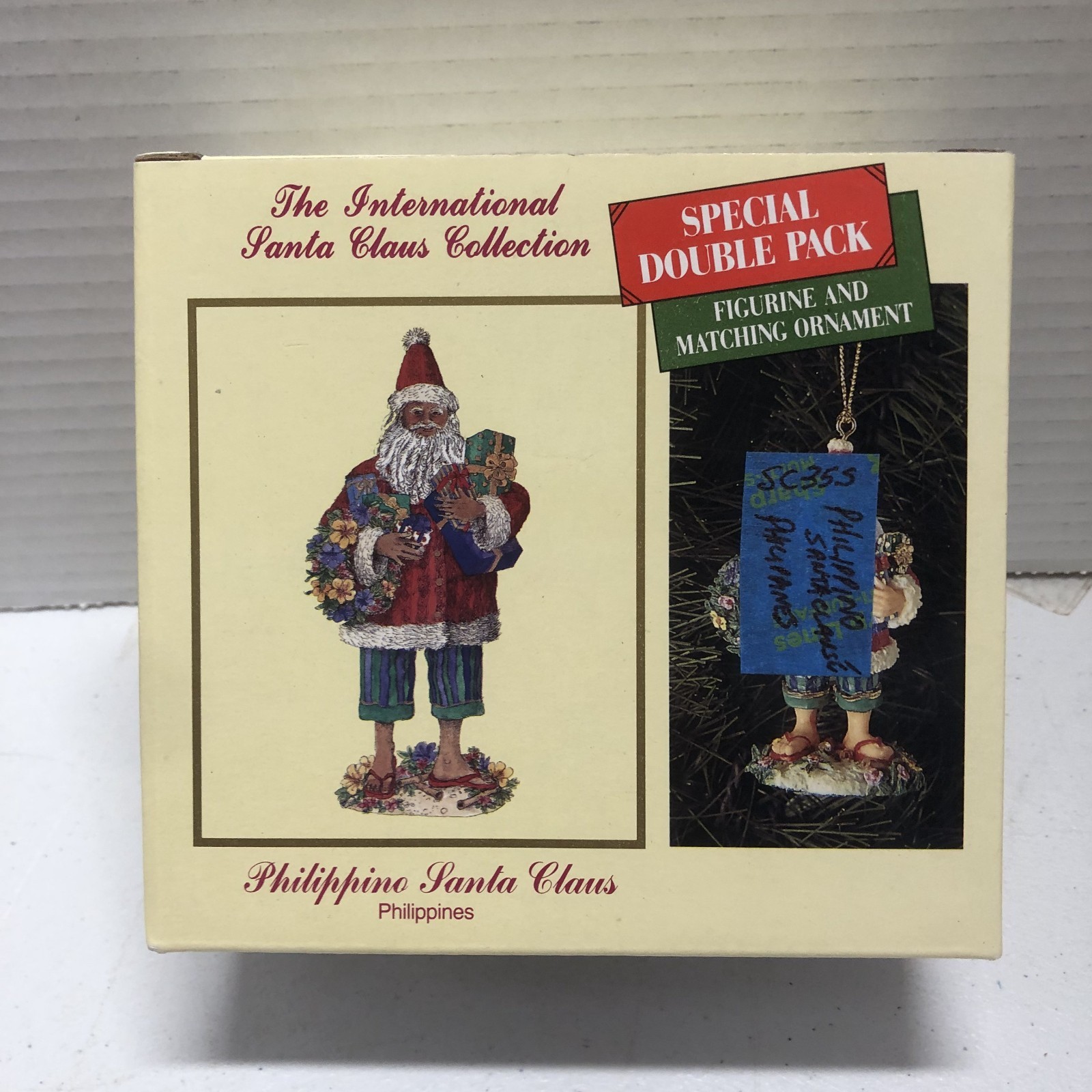 Internation Collection Figure Filipino Santa Claus SC35 1998 Missing Ornament