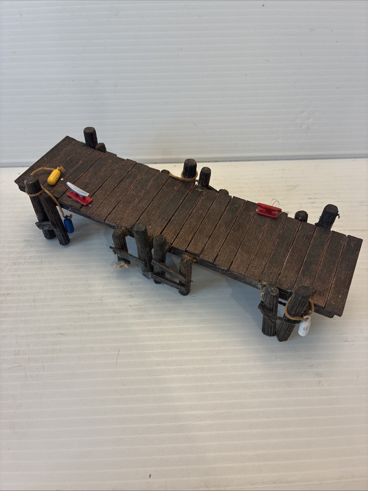 Holiday Wooden Docks Set of 3 Lemax 2002 Enchanted Forest Original Box 14643