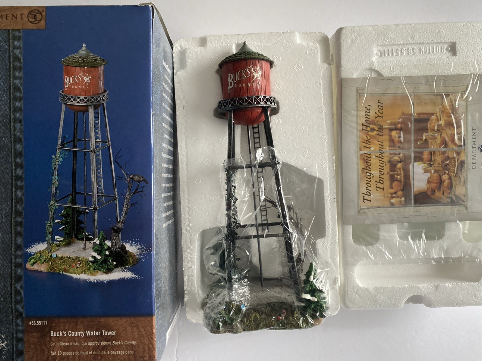 Dept 56 “Buck’s County Water Tower ” In Original Box Excellent Condition