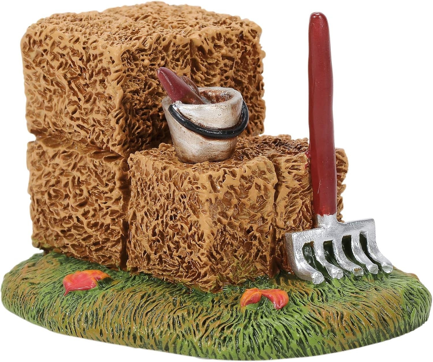 Department 56 Village Accessories Fall Harvest Hay Bales Statue 6006814 NEW T