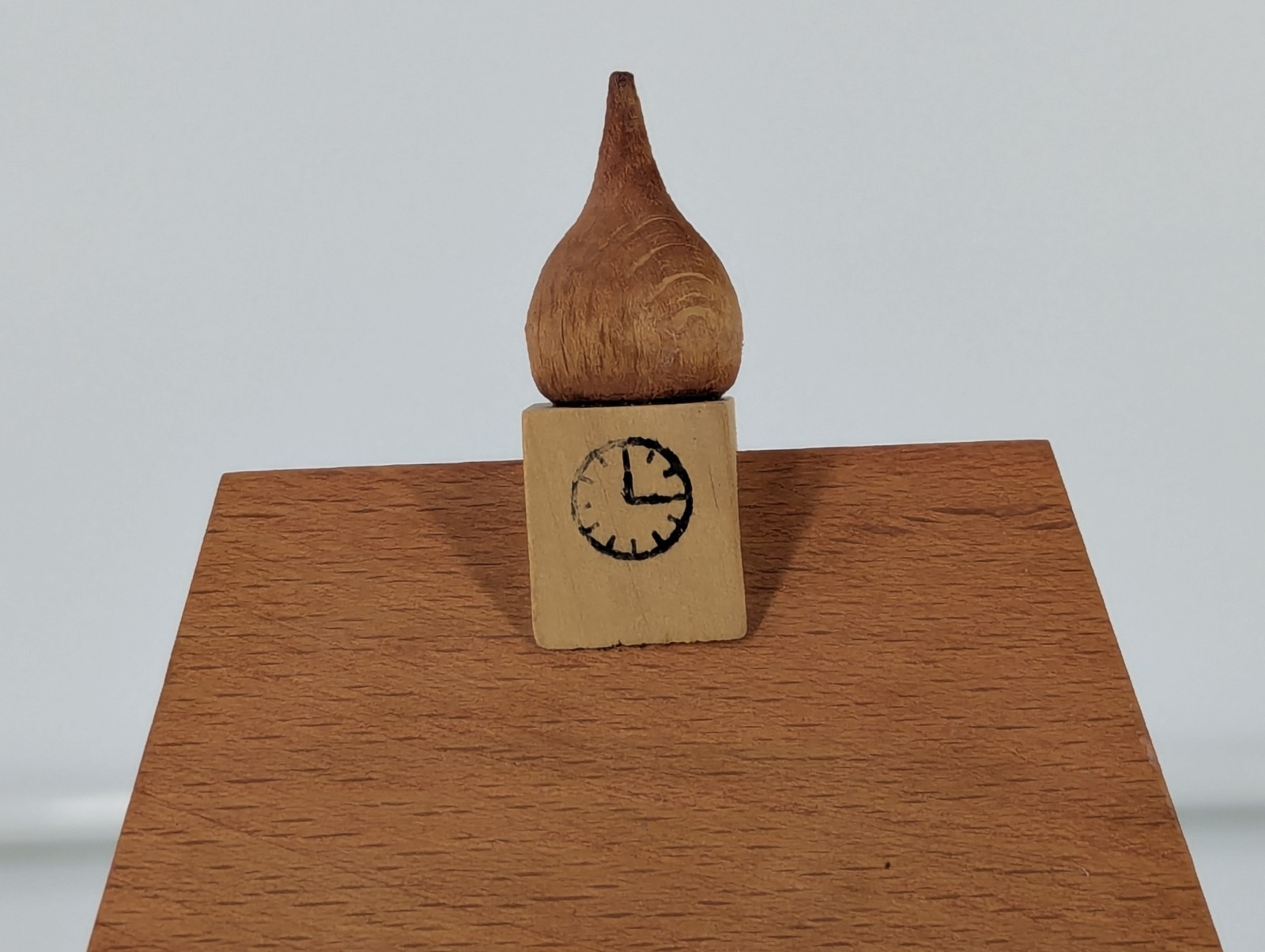 Erzgebirge Wooden Church Candle Holder GDR Choir Carolers Miniature 6.25”