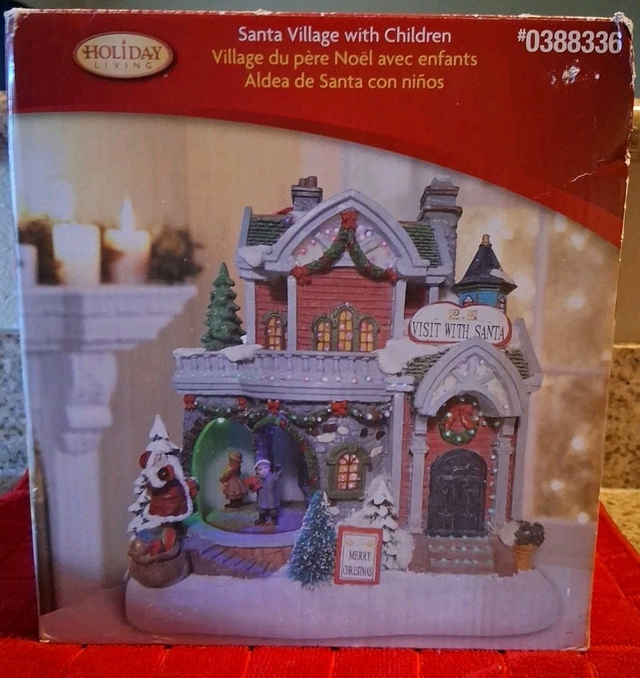 Holiday Living Santa Village with Children  #0388336