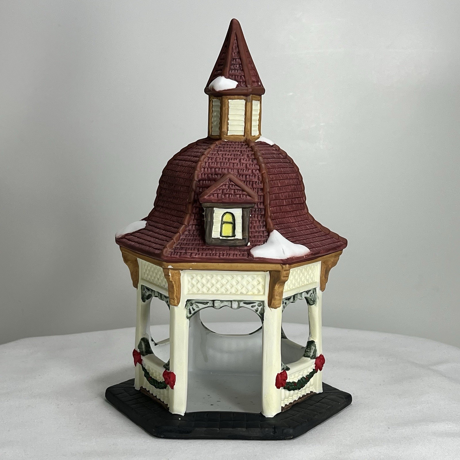 Heartland Valley Village Porcelain Gazebo Christmas Village Accessory- O’Well.