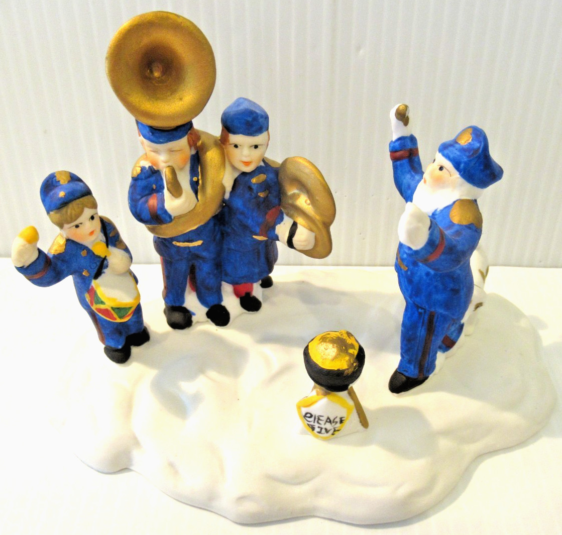 VICTORIAN VILLAGE COLLECTIBLES “THE OLD TOWNE ARMY BAND” ~ (1996) ~ RARE !!!!