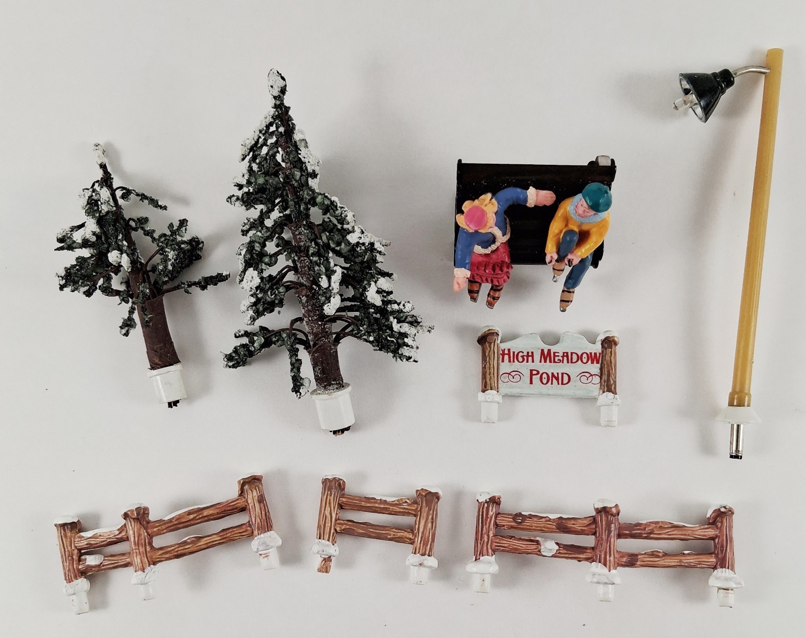 Lemax High Meadow Skating Pond Christmas Village – Replacement Parts only