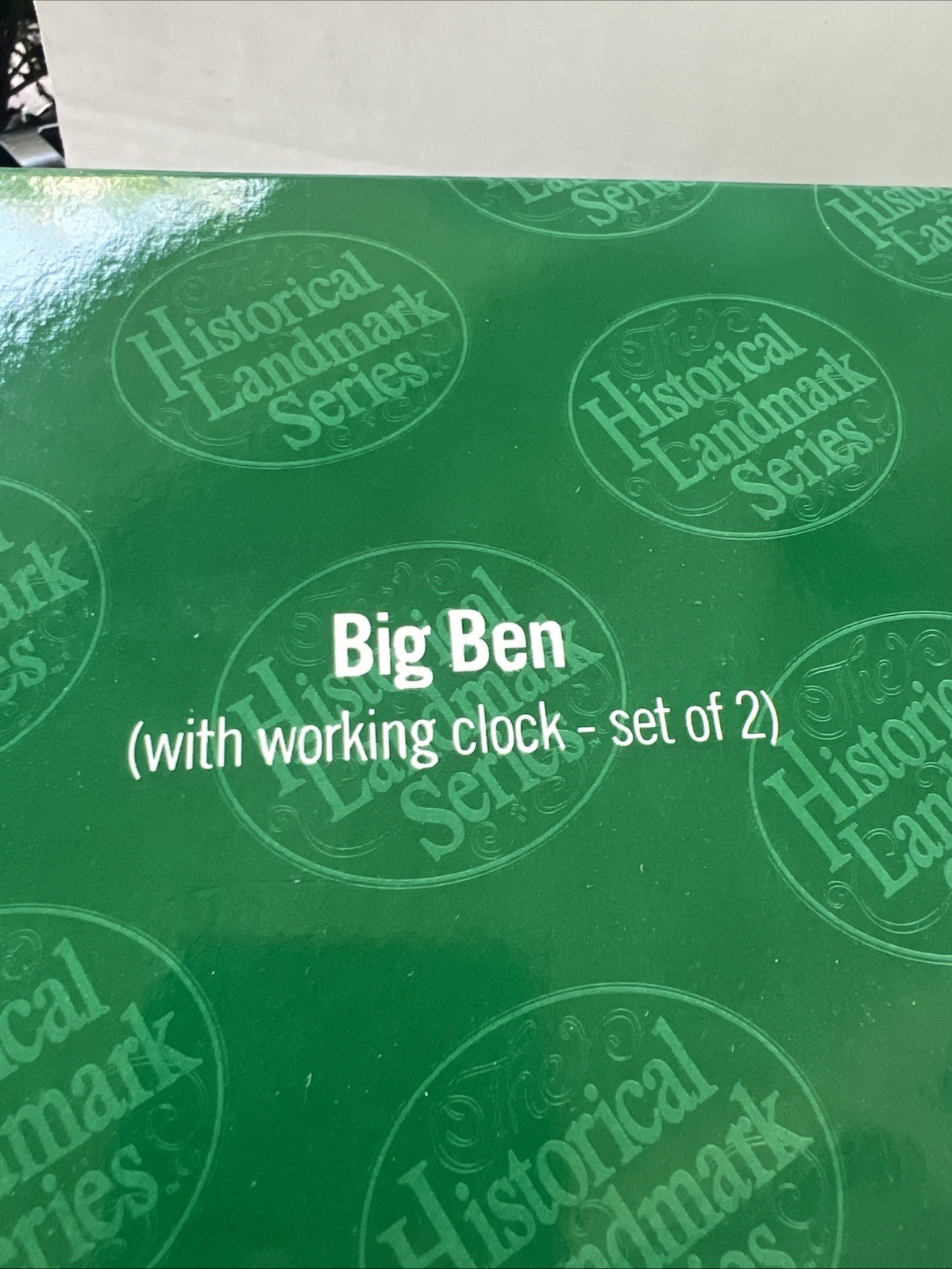Dept. 56 Dickens Village Big Ben Clock Lighted Building W/working Clock & Lights