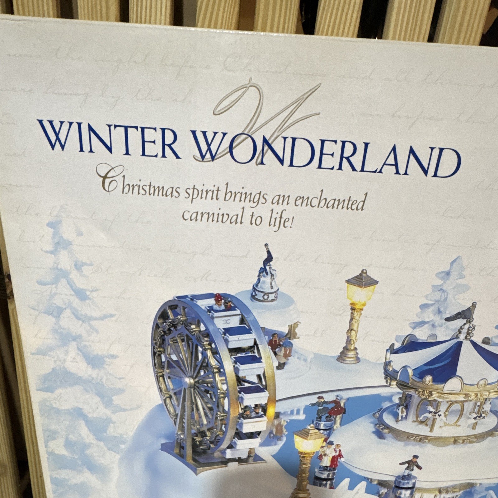Trendmasters Winter Wonderland Christmas Magic musical ice skating carnival