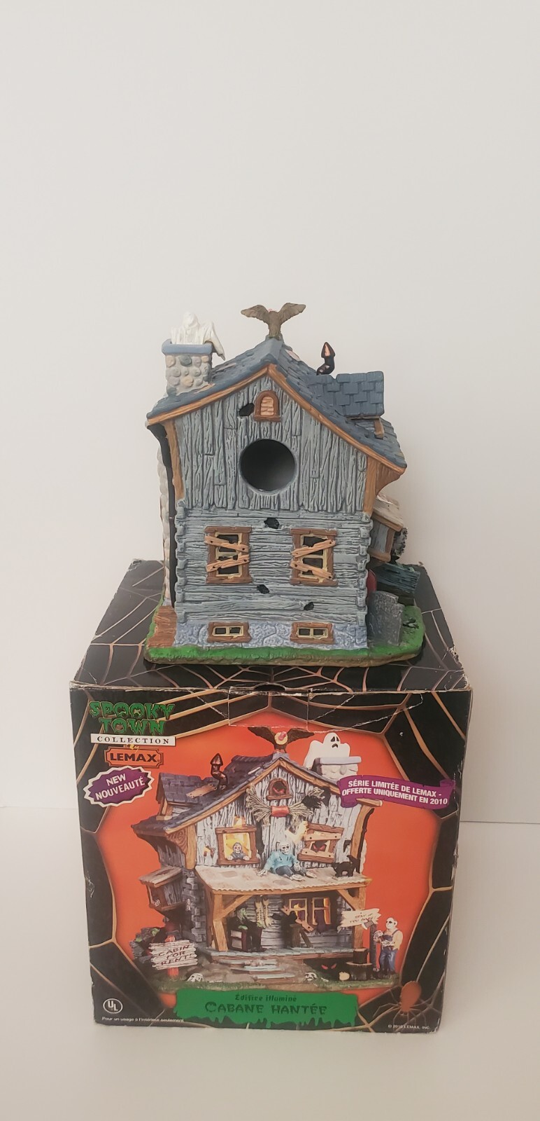 2010 Lemax Limited Edition Halloween Spooky Town Haunted Cabin