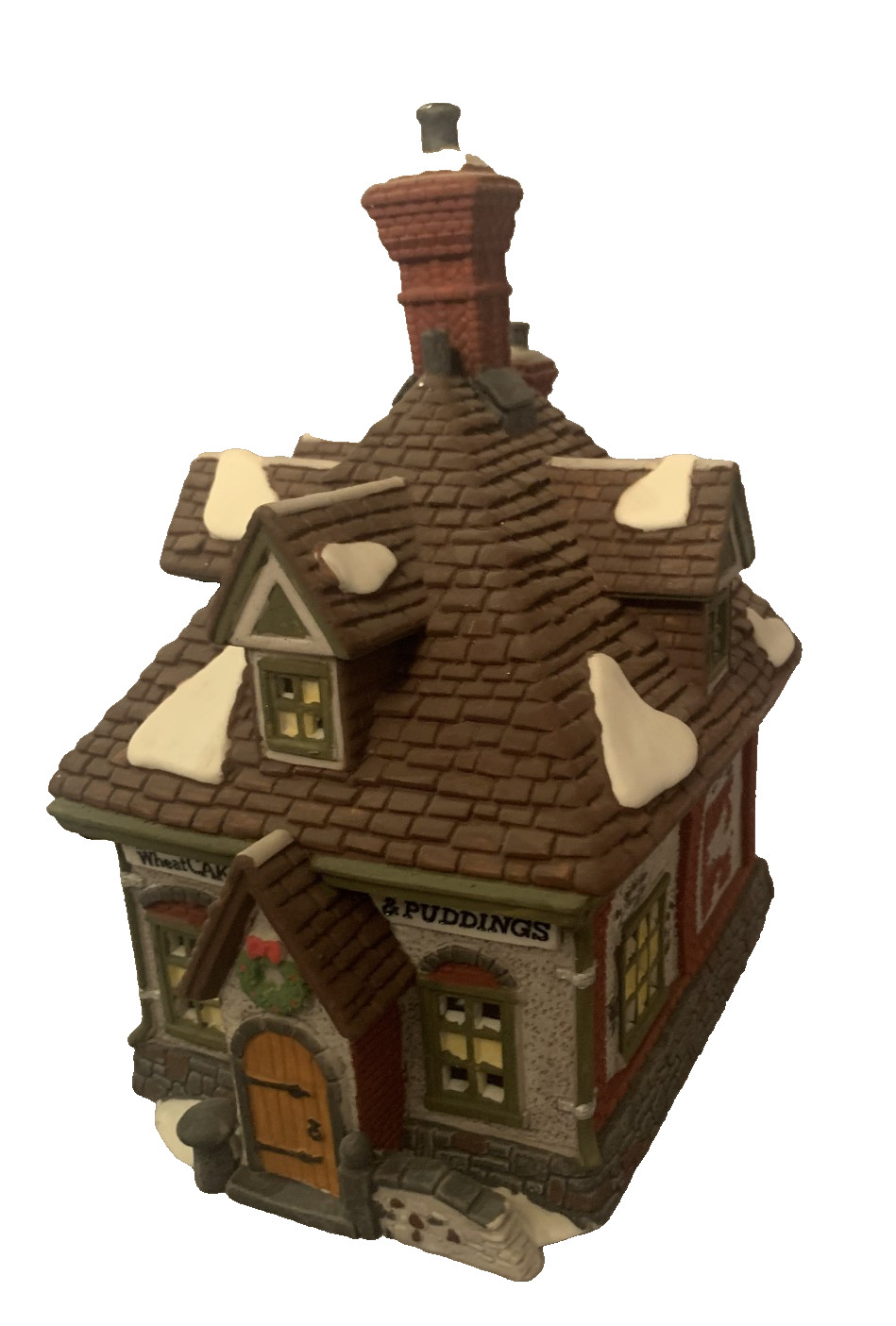 Dept 56 – Dickens’ Village – WM. WHEAT CAKES & PUDDINGS w/light & box (5808-4)