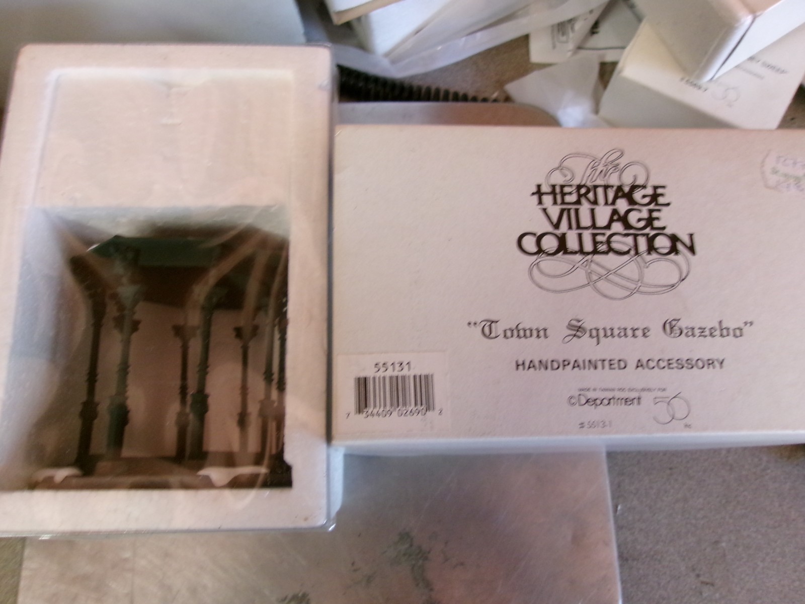 Dept. 56 Heritage Village Collection “Town Square Gazebo” #5513-1 in Box U