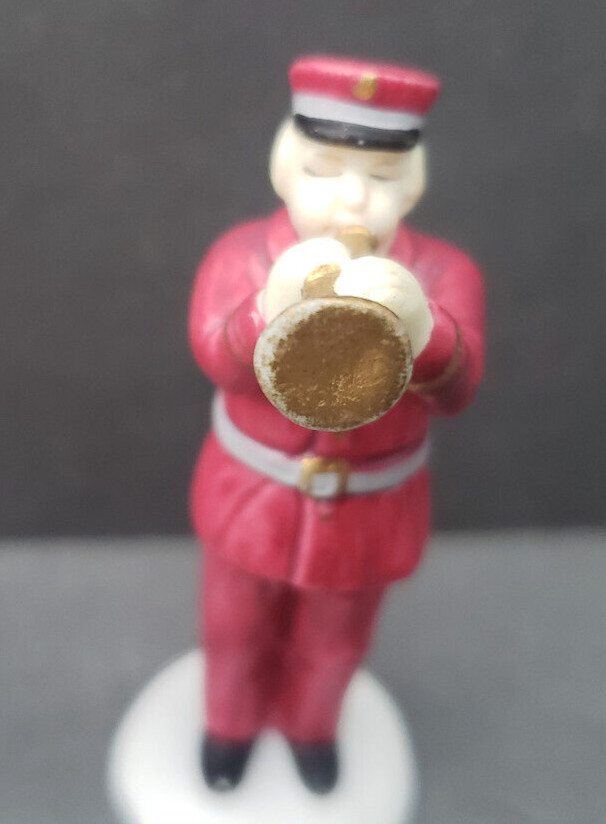 Dept. 56 Salvation Army Band Figurines Drummer Horn Tuba 59854 Incomplete *READ*