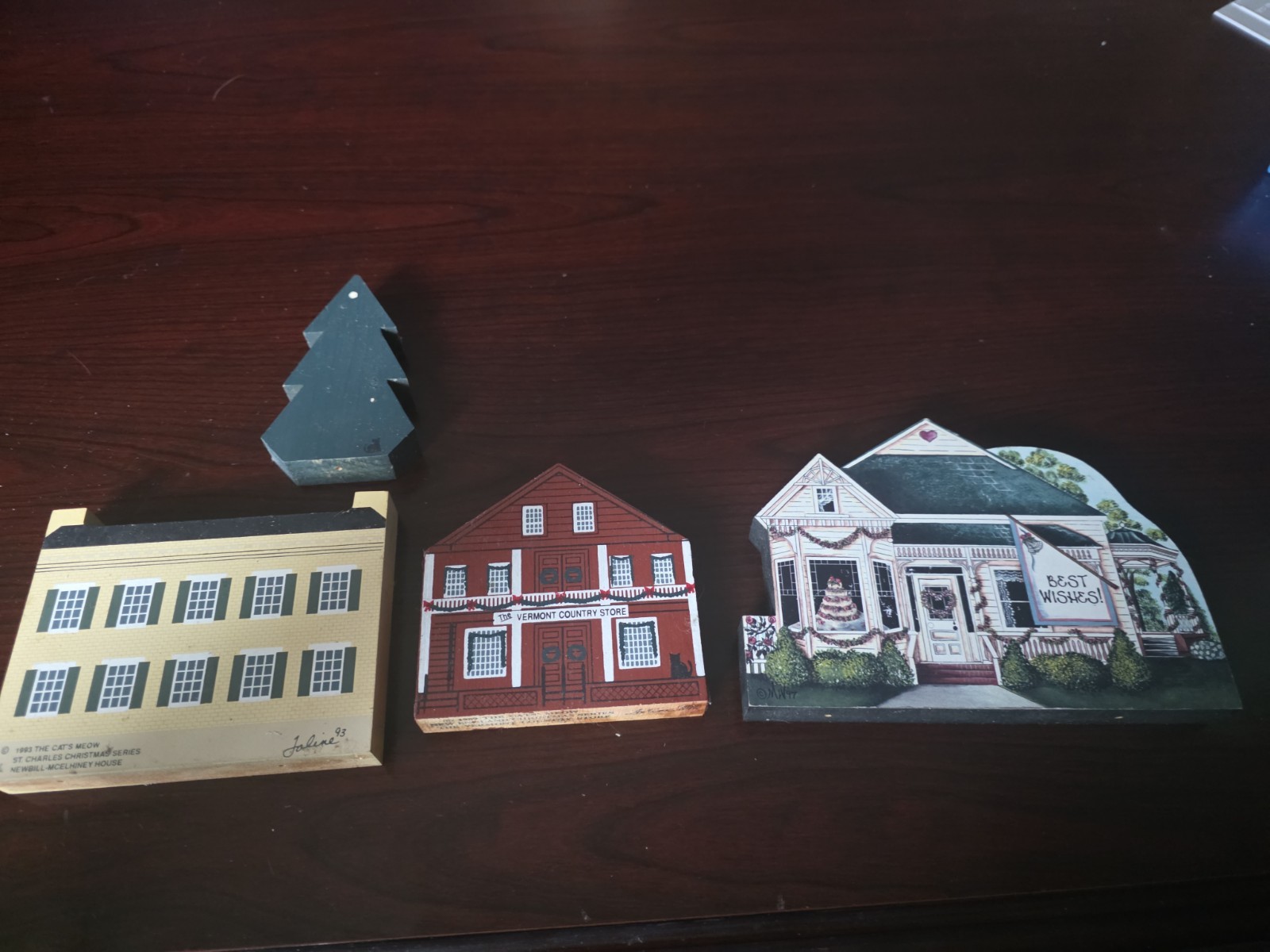The Cats Meow Assorted Christmas Series Lot of 4 1989- 1994