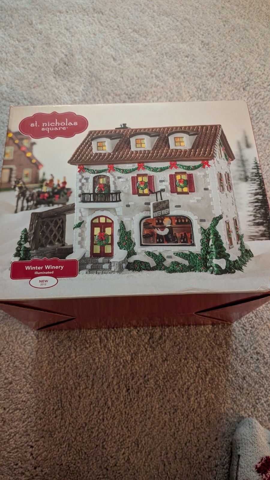 St. Nicholas Square Winter Winery Christmas Village Holiday Season *Read