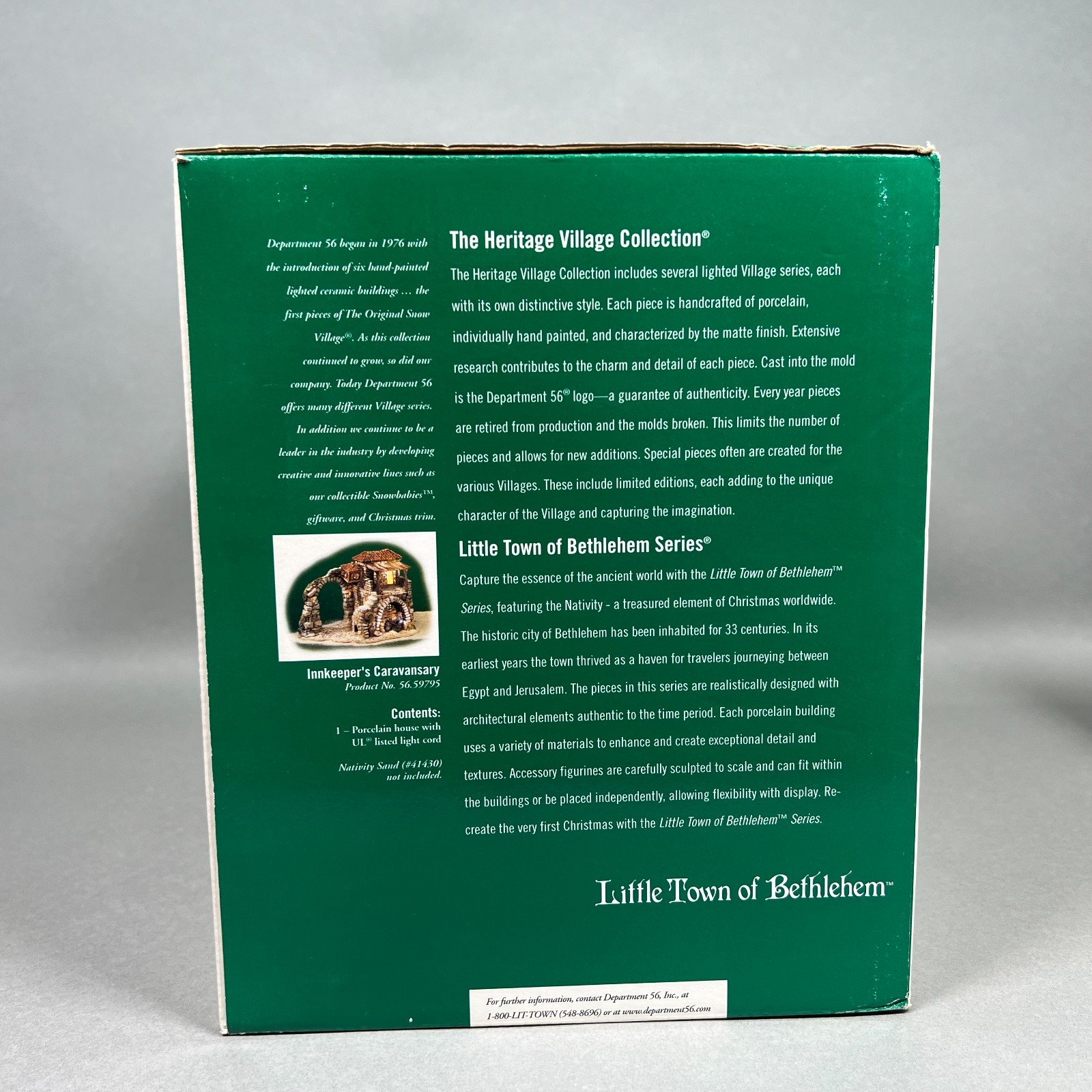 Dept 56 Innkeeper’s Caravansary Little Town Of Bethlehem Light Christmas Village