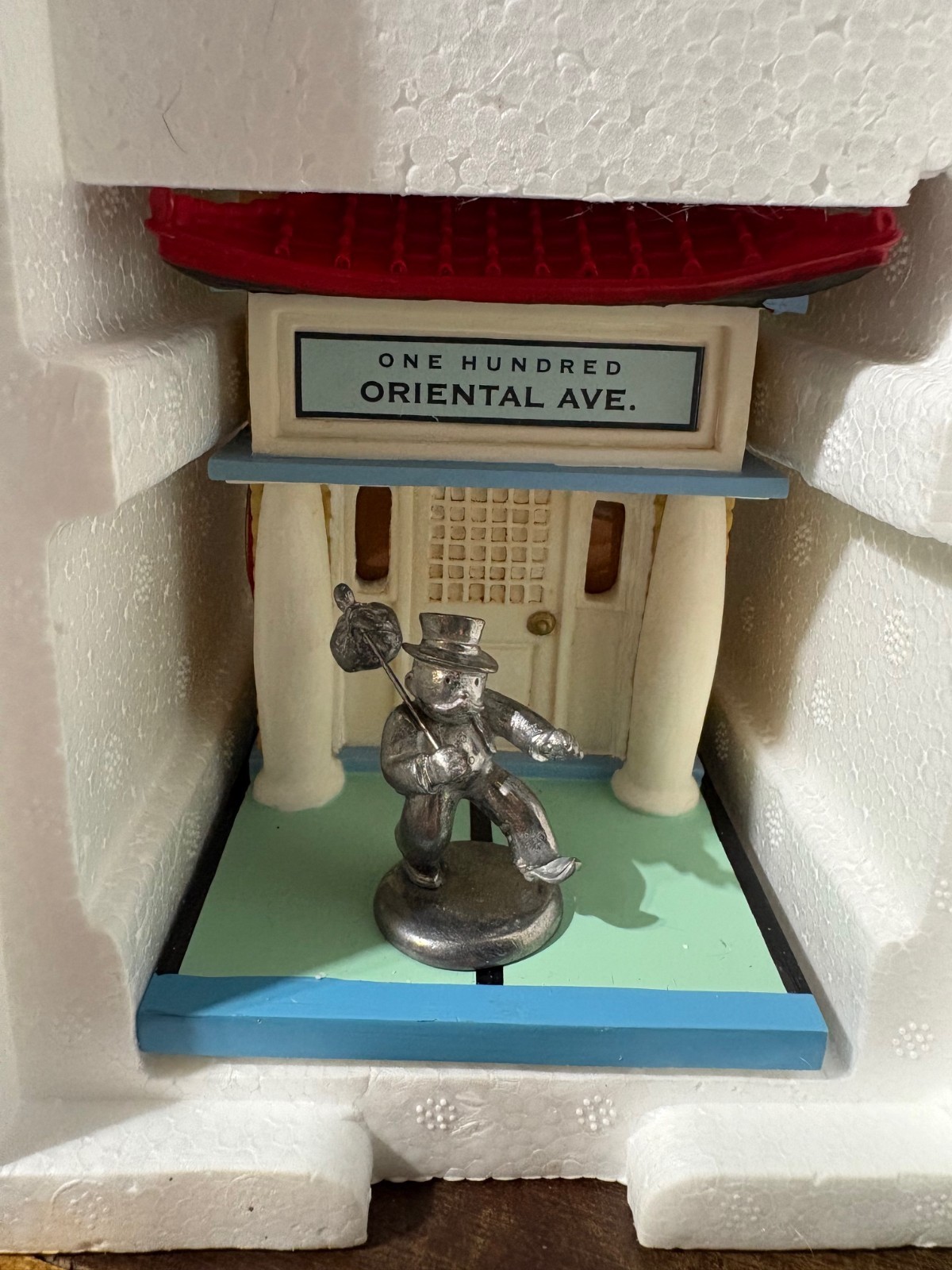 DEPT 56 CITY LIGHTS MONOPOLY BUILDING 100 ORIENTAL AVE ORIENTAL EXPRESS