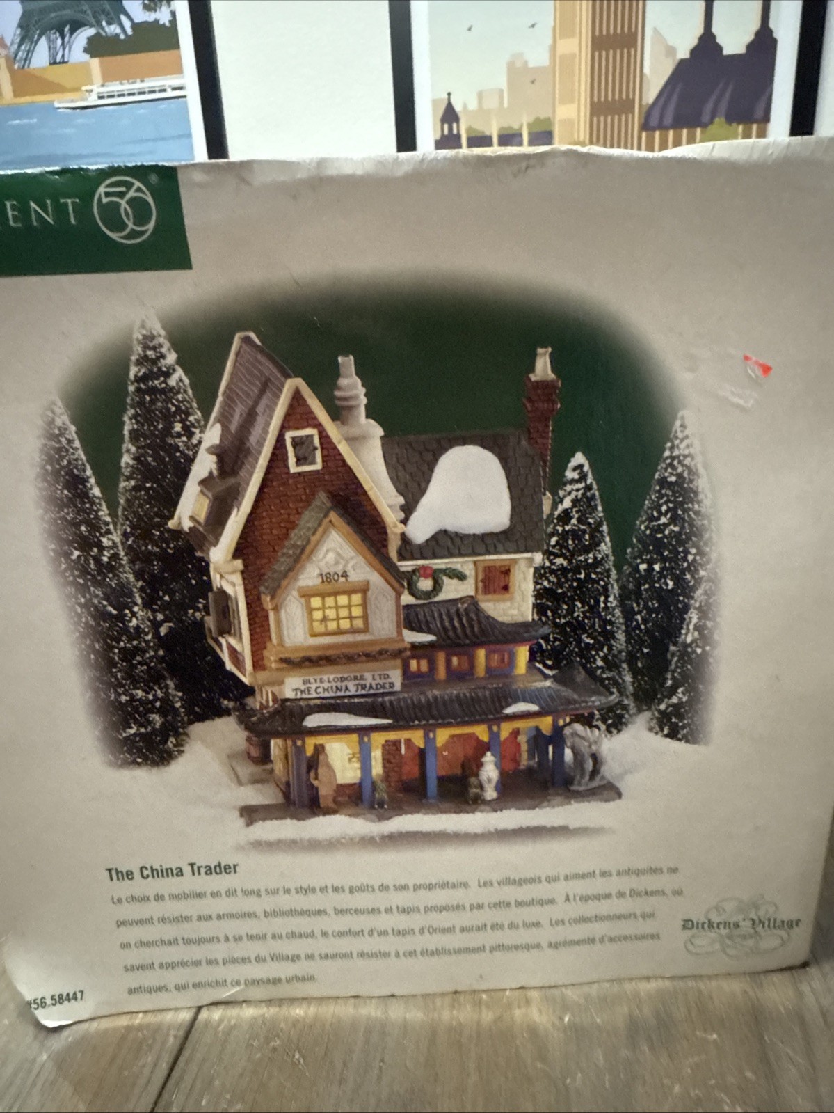 VINTAGE Dept 56 Dickens’ Village #58447 “The China trader” 1999 IN BOX SEE ALL