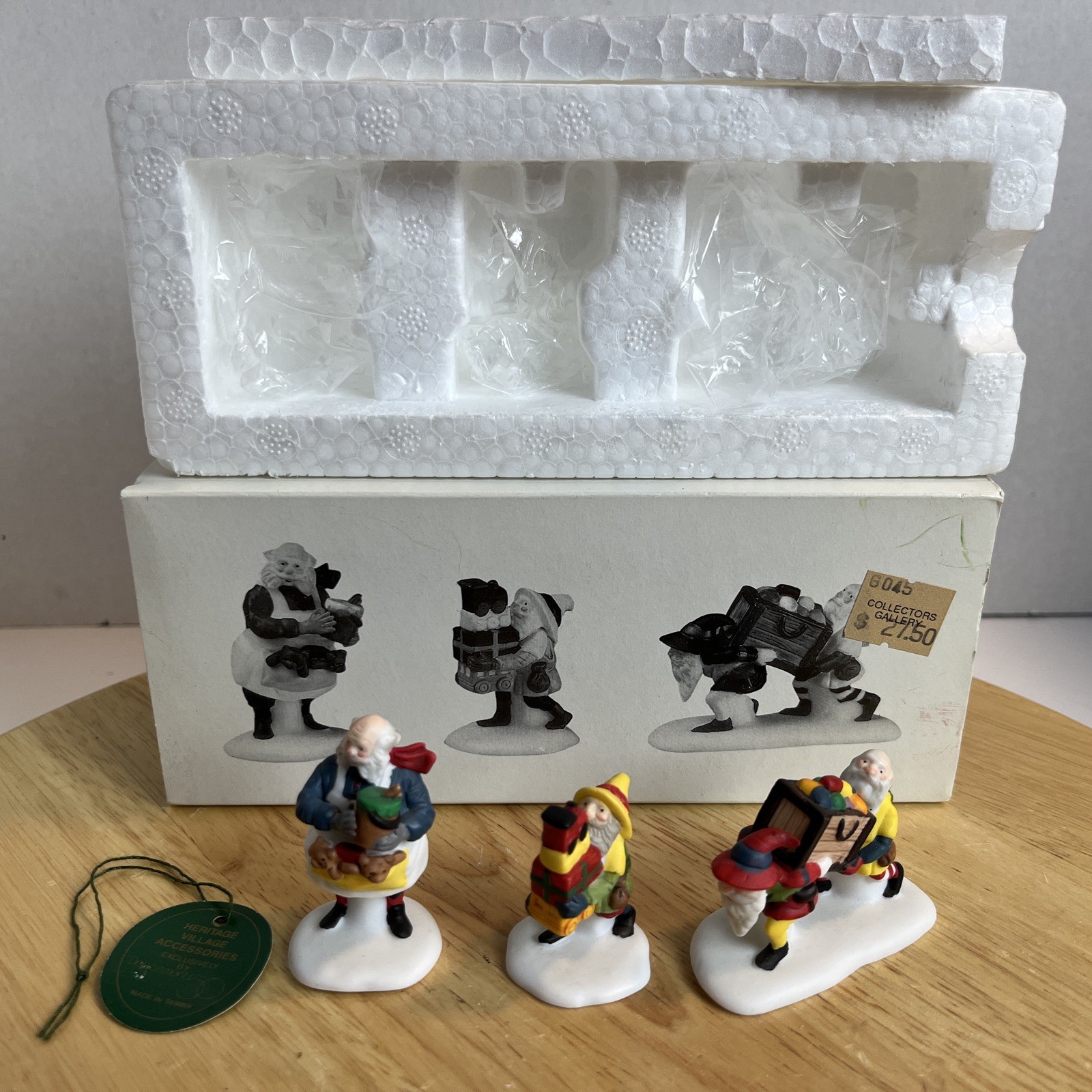Vintage 1995 Dept 56 Toymaker Elves Set North Pole 5602-2 Retired NEW