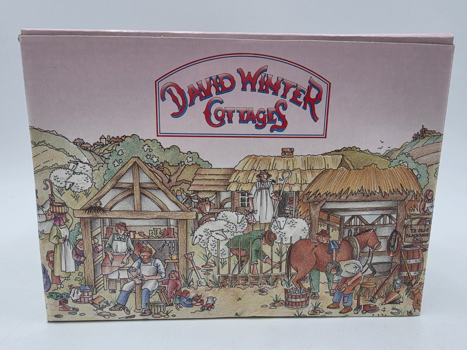 David Winter Cottages Audreys Tea Room Signed With Original Box No COA