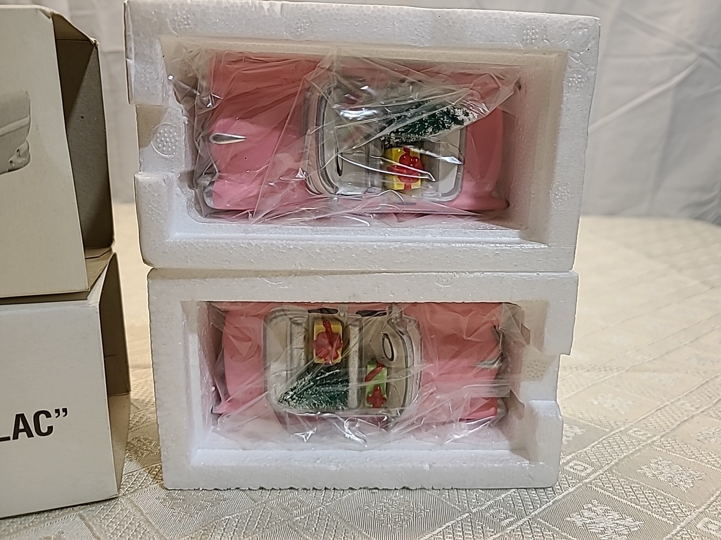 2 – Department 56 Snow Village Christmas Cadillac 5413-5
