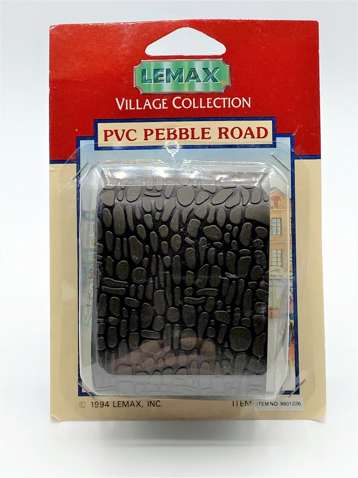 Lemax Village Collection PVC Pebble Road Diorama Train Holiday Scene Accessories