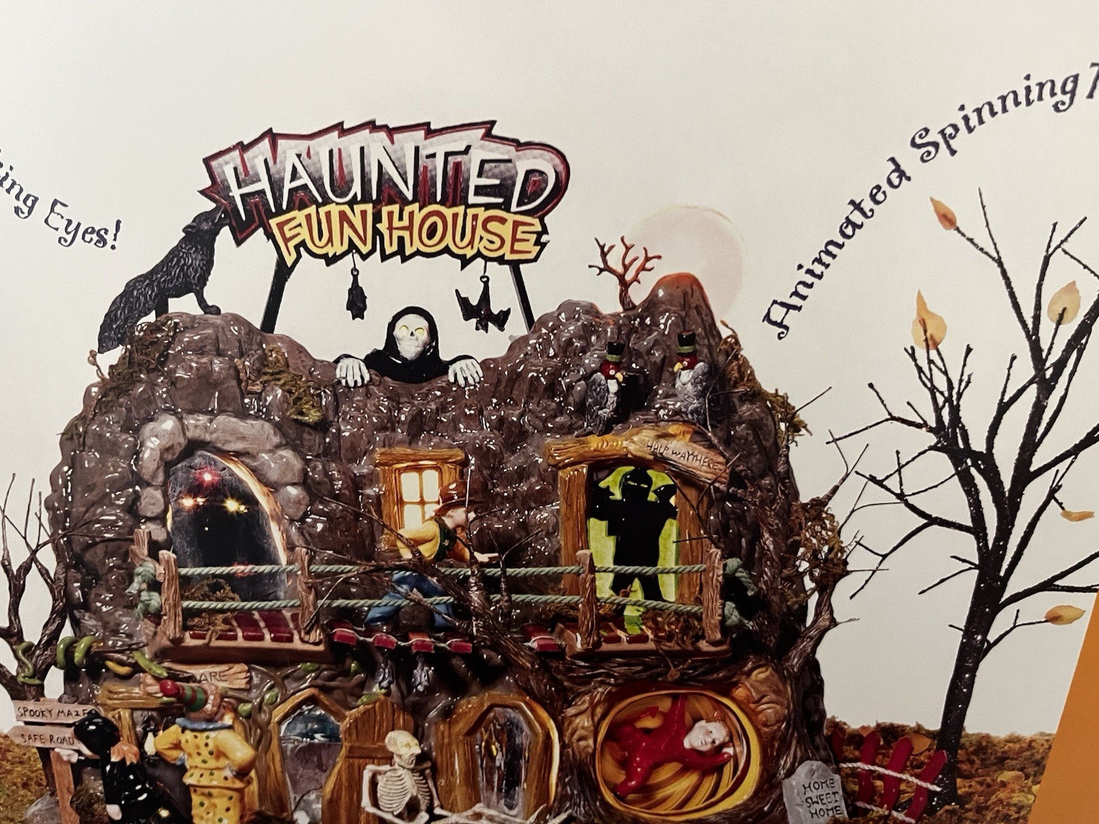 Dept 56 Retired Haunted Fun House Original Snow Village Halloween (#56.55094)