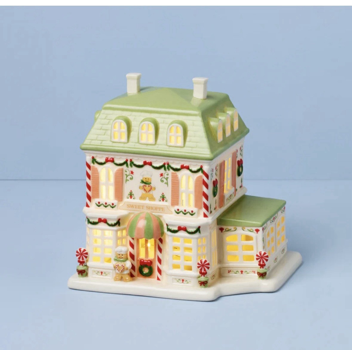 2026 Lenox Spice Village Christmas Lit Sweet Shop Figurine Holiday Village – NEW