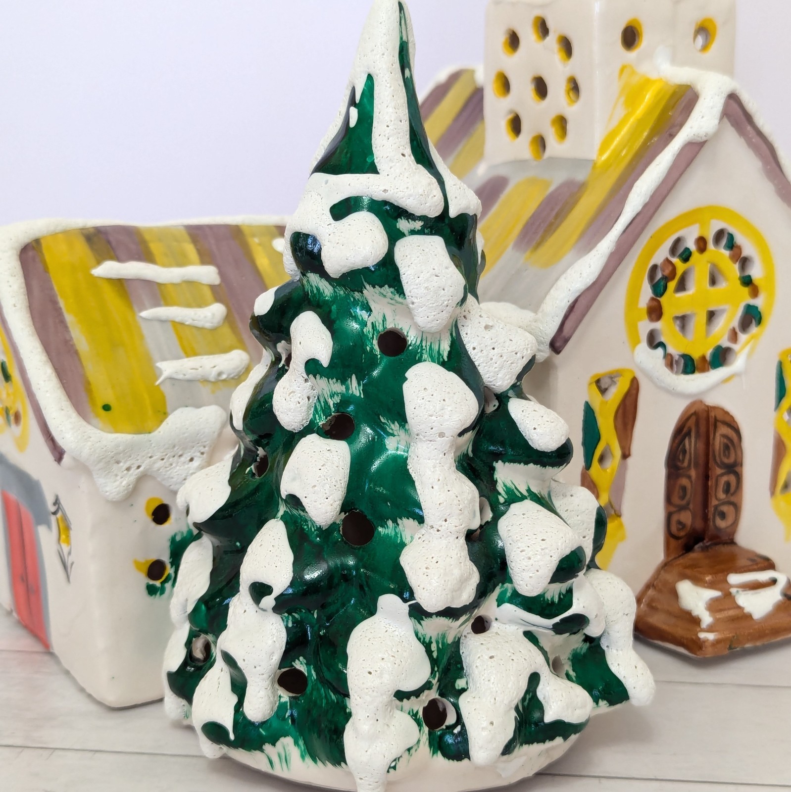 Dept 56 Original 1976 Steepled Church Snow Village 10″ Lighted Building RARE