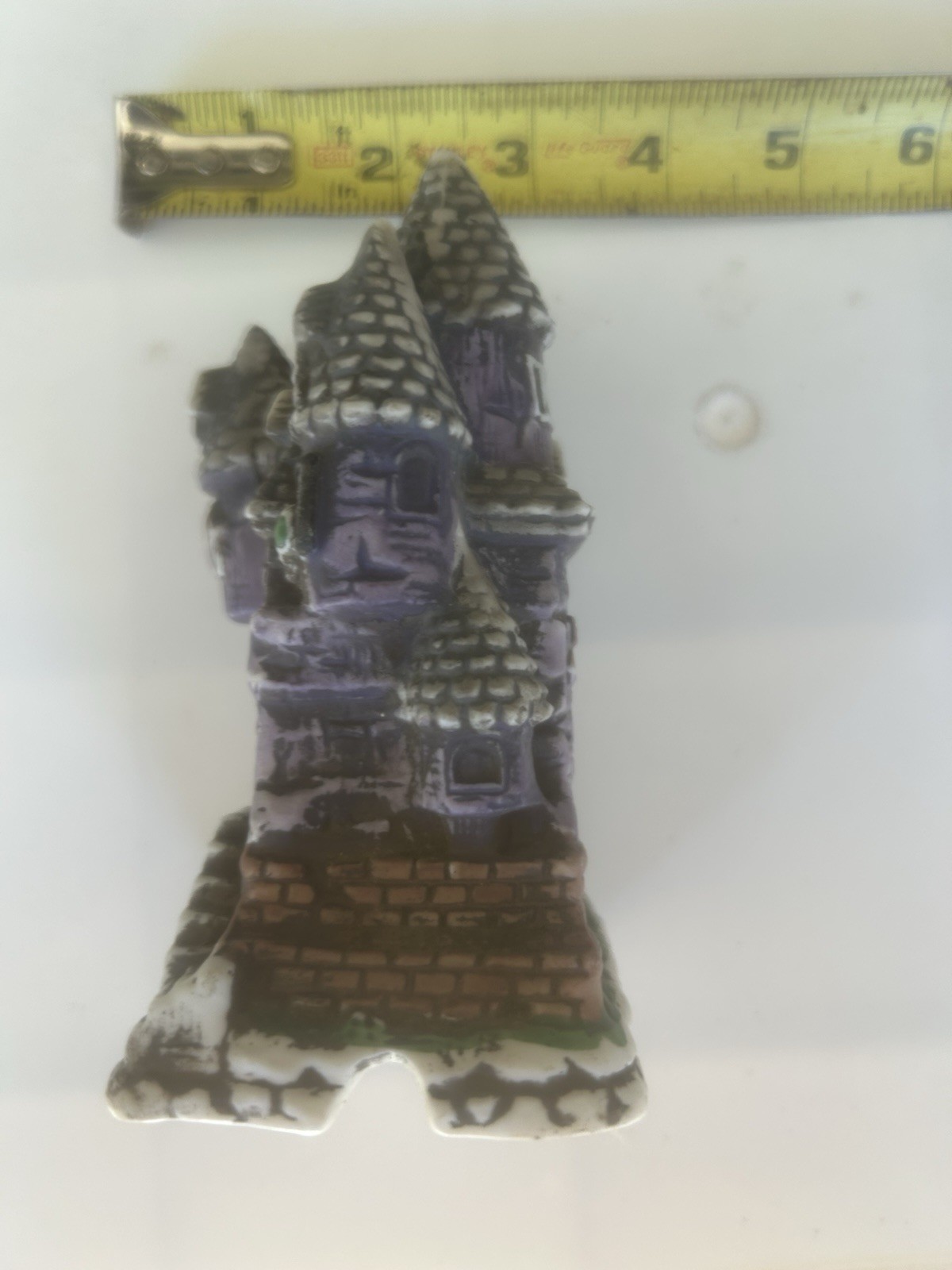 Mini Haunted House Light Skeletons Monster Porcelain Unbranded 5.5 x 3 inches
