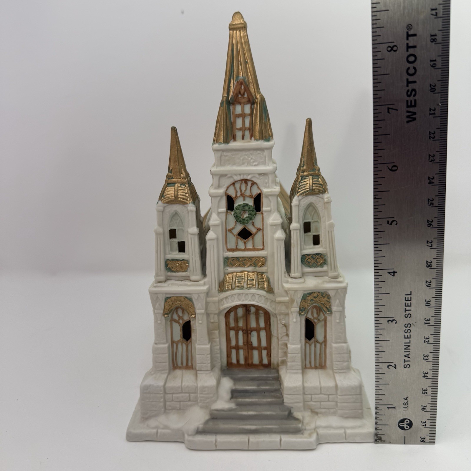 1998 Mercuries USA Porcelain Christmas Village Church