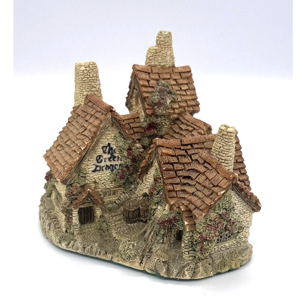 Vintage David Winter Green Dragon Pub Village 1983 Retired ’96 Made in England