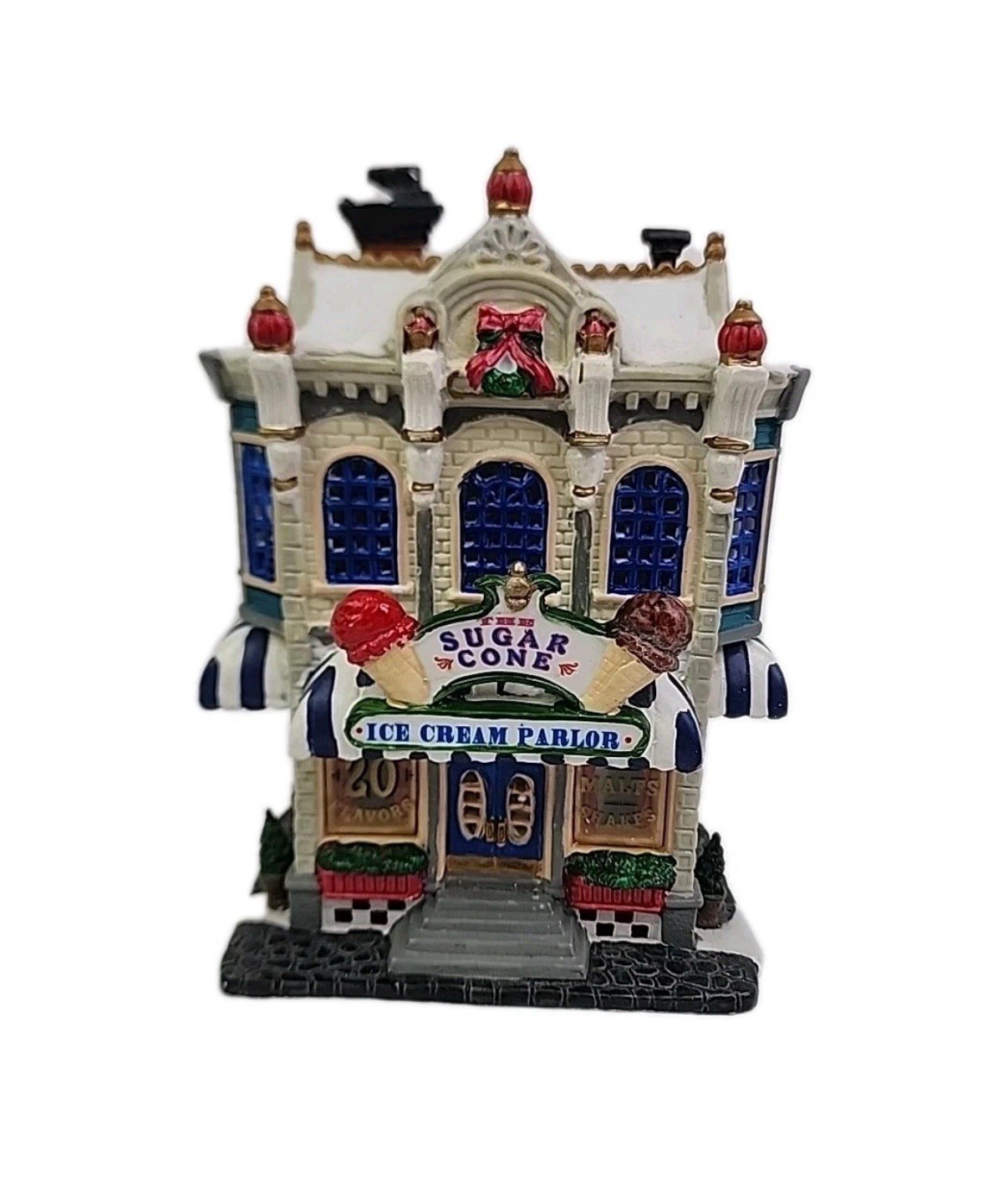 Lemax Santa’s Wonderland Sugar Cone Ice Cream Parlor Toys R Us Vintage