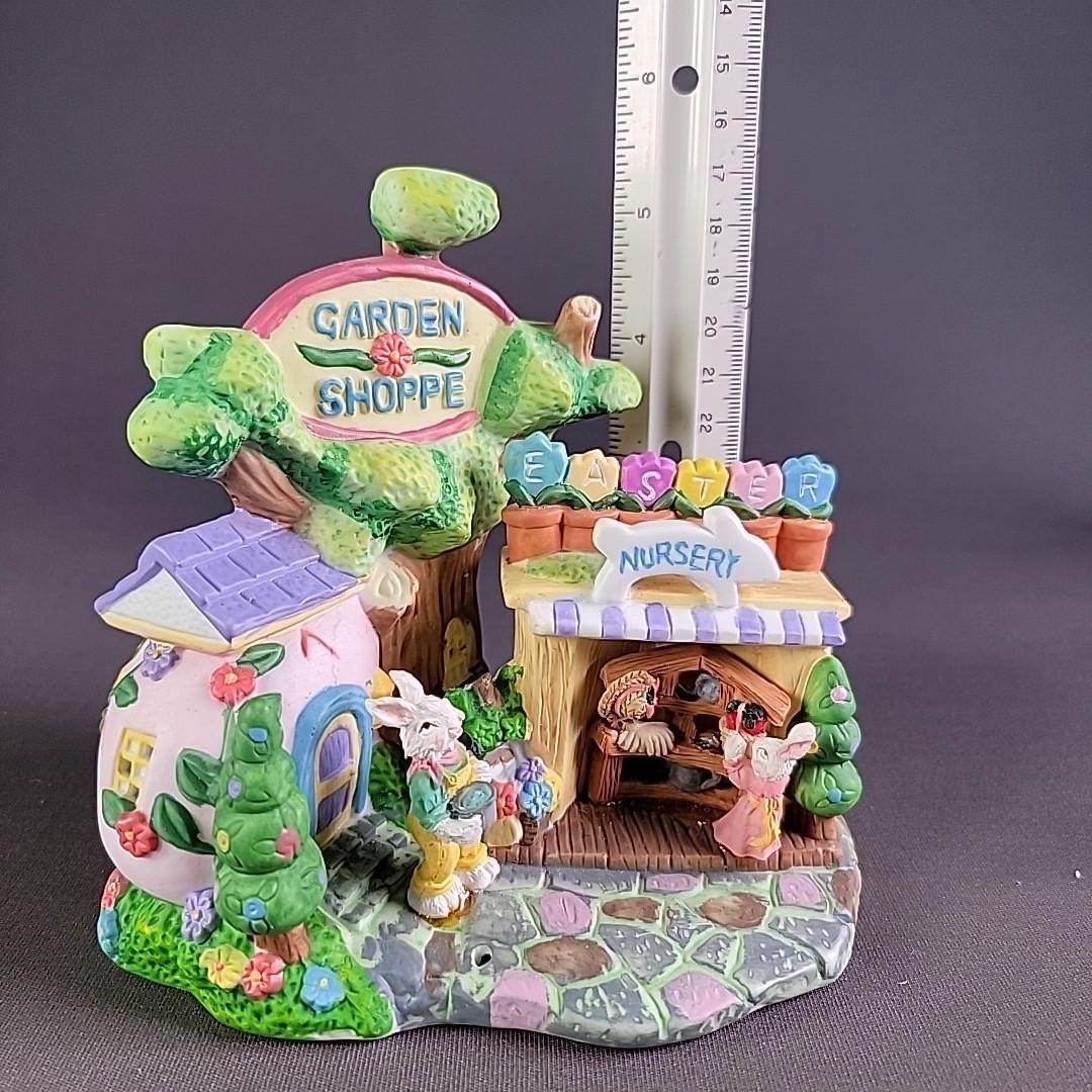 Cottontale Cottages Garden Shoppe Easter Village 1999 Lot Of 3 Shoppes