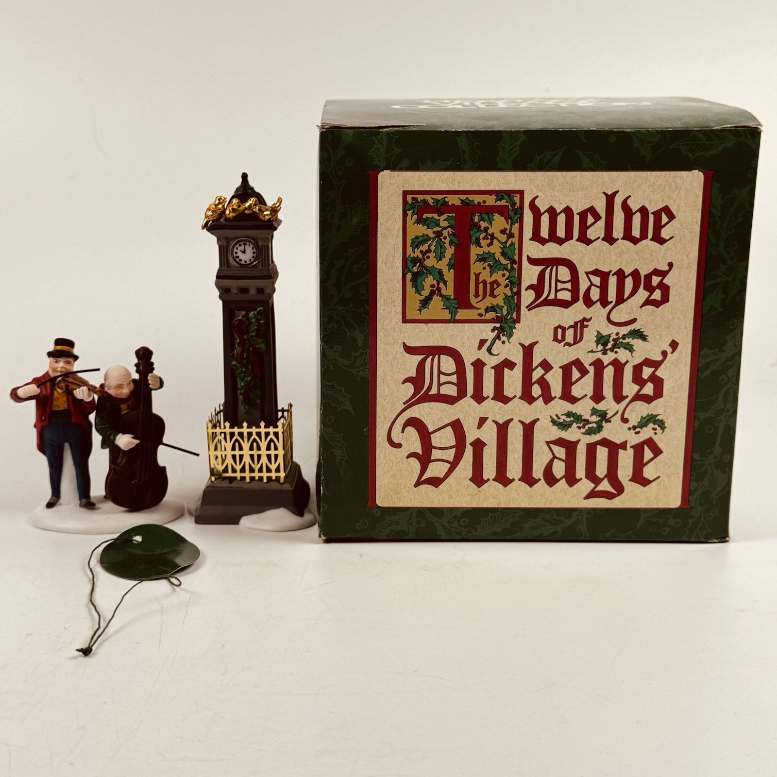 4 CALLING BIRDS Dept 56 12 Days Of Xmas Dickens Village #58379 In Box