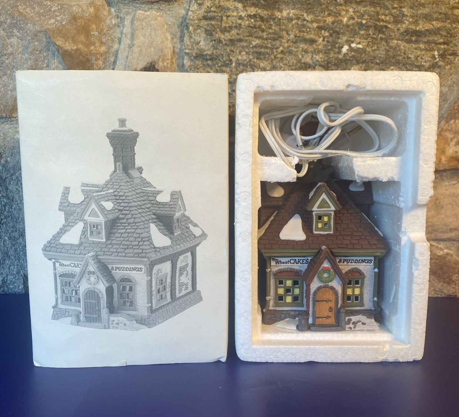 Dept 56 Dickens’ Village Heritage WM. WHEAT CAKES AND PUDDINGS 5808-4 Christmas
