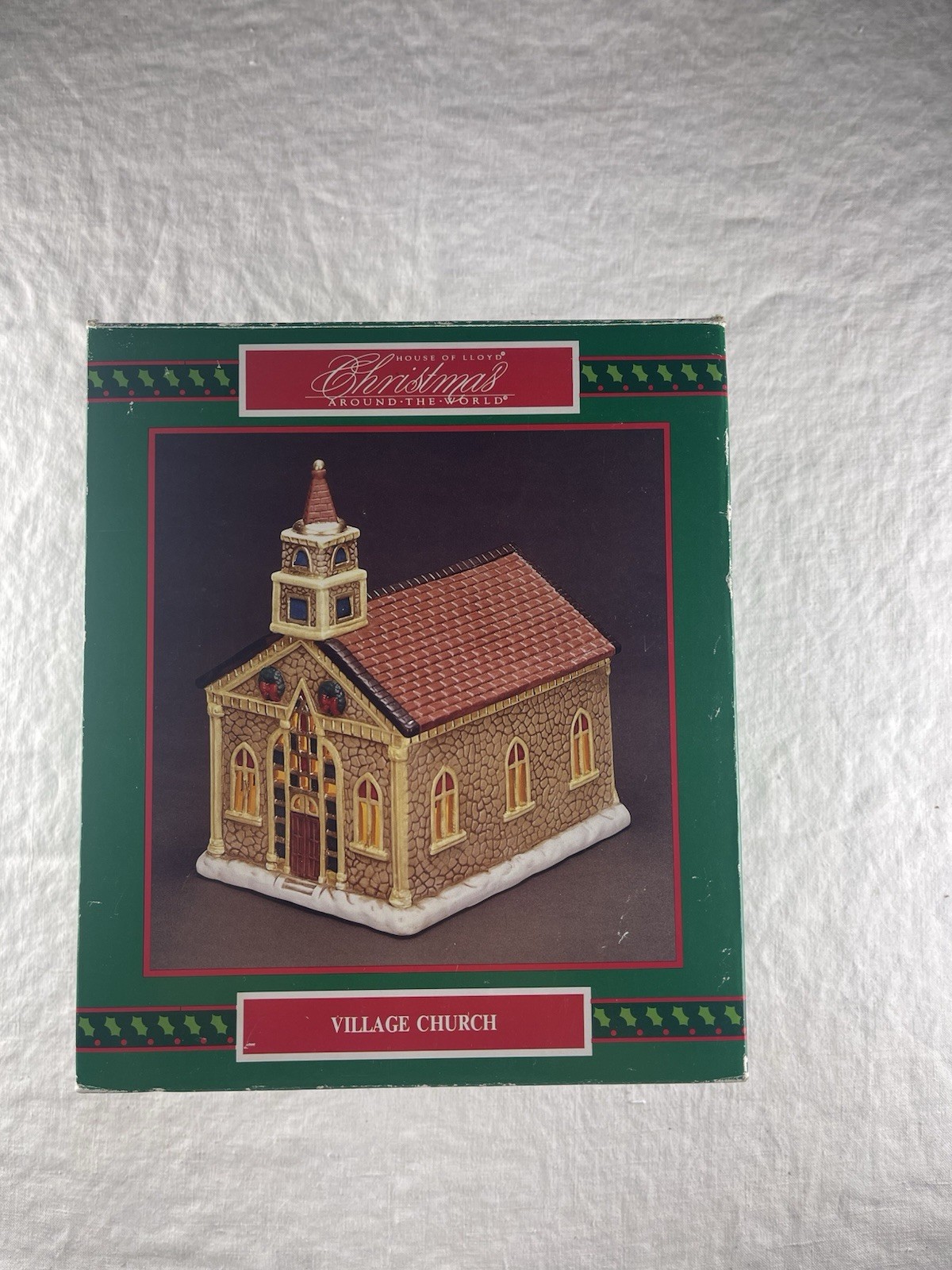 1993 House of Lloyd Christmas Around the World Porcelain Village Church