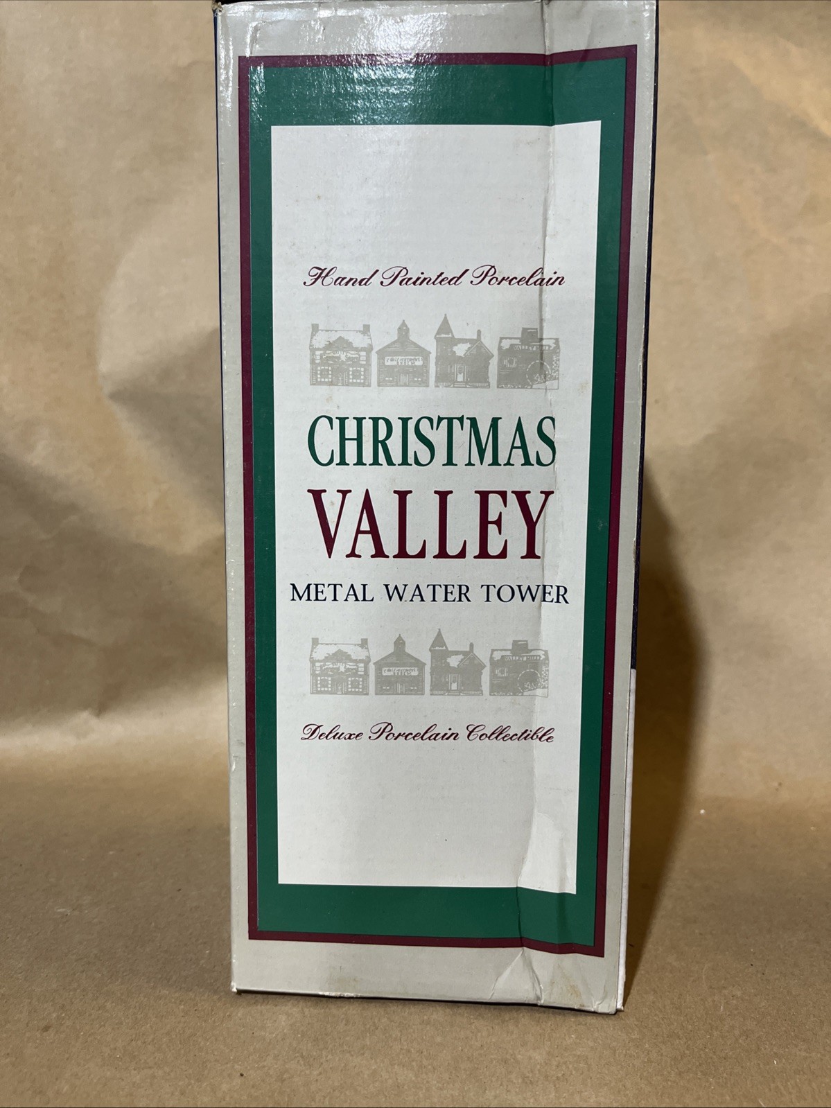 Seasonal Specialties “Christmas Valley” Collection Metal Water Tower Decoration