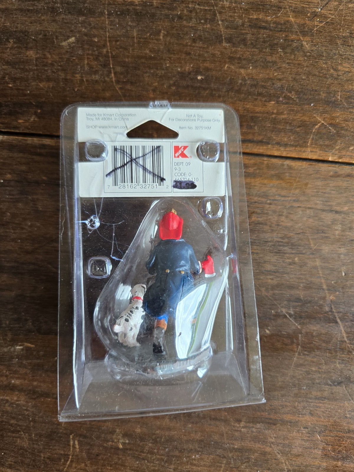 NIP Lemax 2003 Fireman & Dog Poly Resin Figurines Christmas Village Accessory