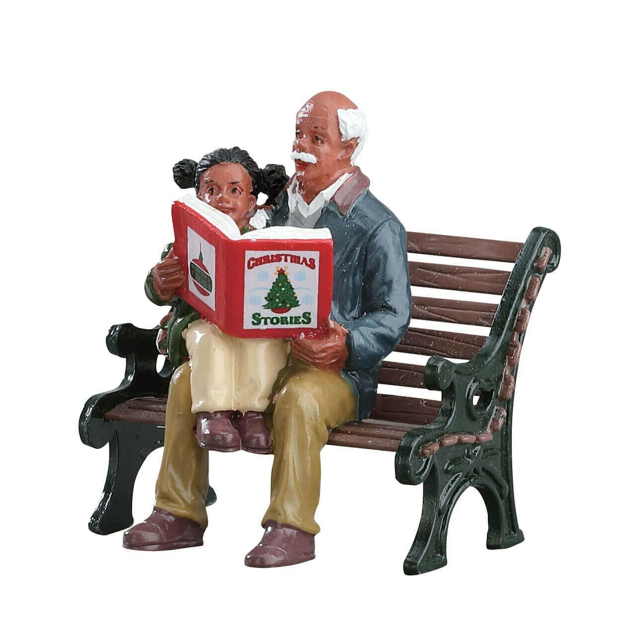 Lemax 2017 Christmas Stories General Product 72505 Grandpa Reading Granddaughter