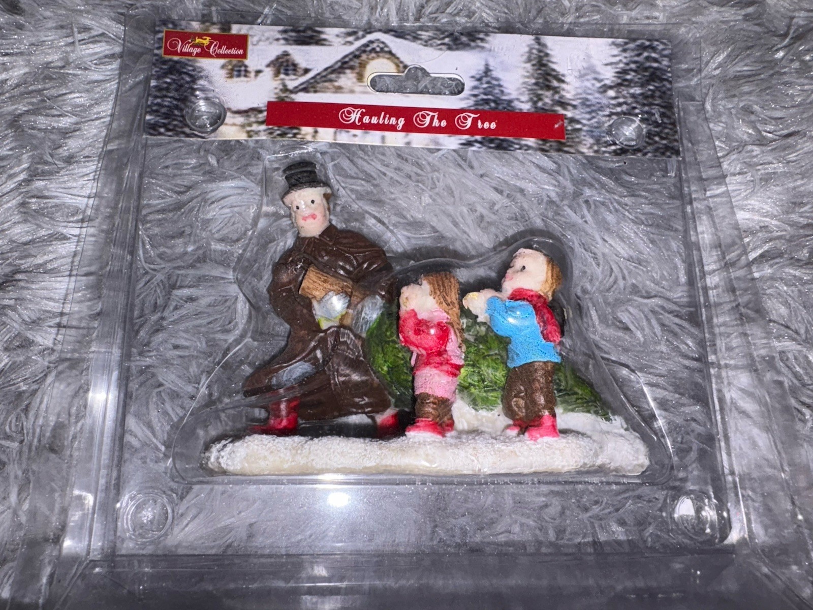 Lemax Christmas Tree Transport Snow Village Accessory Retired Original Box