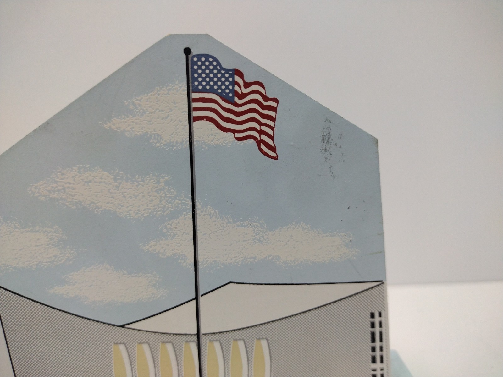 Cat’s Meow USS Arizona Memorial Pearl Harbor, Hawaii Wood Shelf Sitter 2001