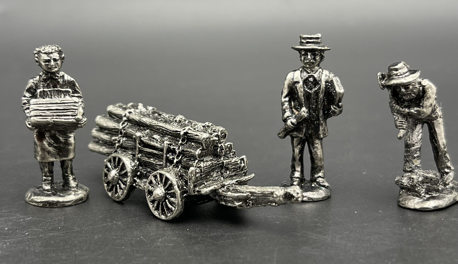 1995 Liberty Falls The Americana Pewter Collection, Timber Wagon AH109