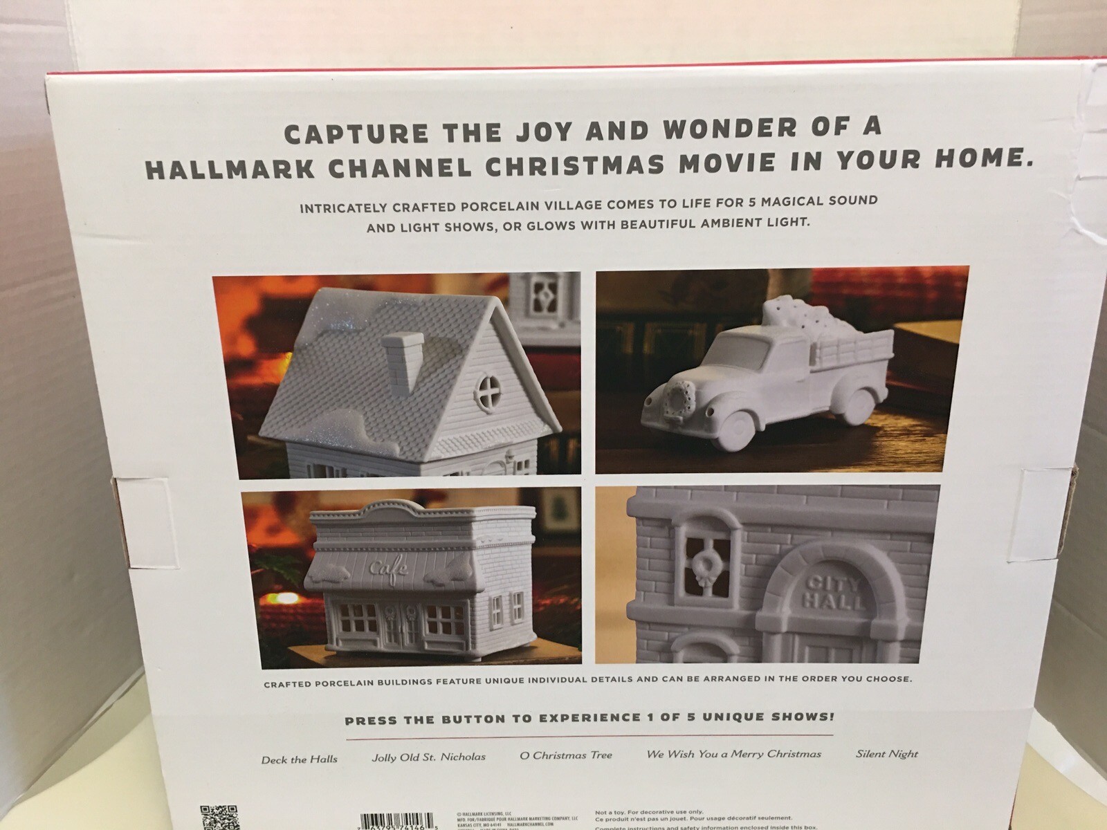 Hallmark Channel Keepsake 2021 Christmas Village with Light & Sound Set of 5