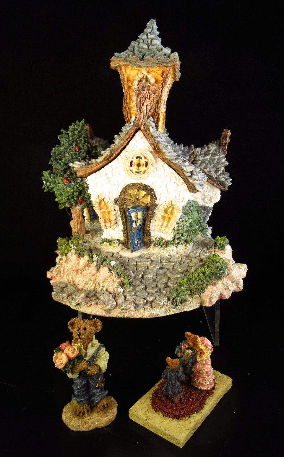 Boyd’s Bears Bearly Built Village The Chapel in the Woods Style #19003 2000