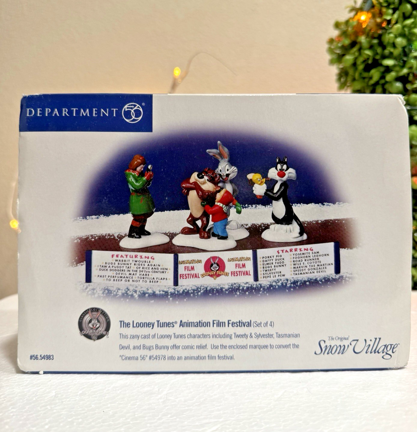 THE LOONEY TUNES ANIMATION FILM FESTIVAL – 54983 – SNOW VILLAGE – DEPARTMENT 56