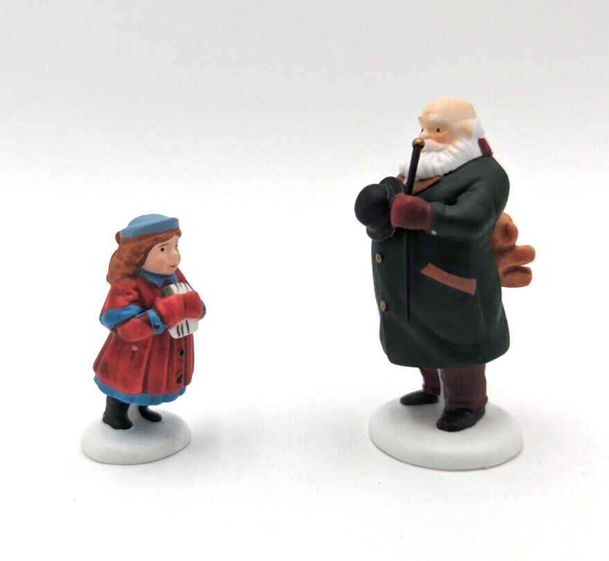 DEPT 56 HERITAGE SNOW VILLAGE 58890 CHRISTMAS IN THE CITY Dickens, YES Virginia
